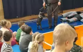 Spotkanie z psem Służby Więziennej 10