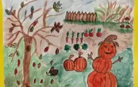 Konkurs plastyczny "Jesień w sadzie, ogrodzie, lesie..." 3