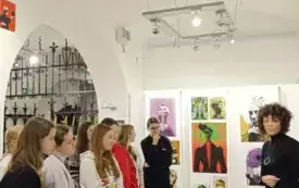 Szkolne Koło Biblioteczne na wystawie w Muzeum Ziemi Wronieckiej 1