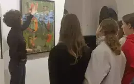 Szkolne Koło Biblioteczne na wystawie w Muzeum Ziemi Wronieckiej 5