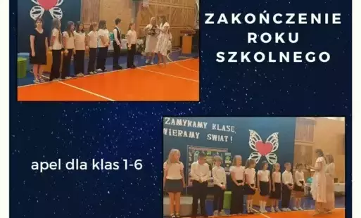 Zdjęcie do Zakończenie roku szkolnego - apel dla klas 1-6