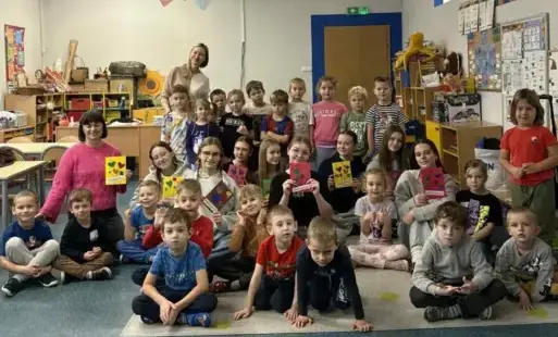 Zdjęcie do Aktyw biblioteczny w przedszkolu "Wronczusie"