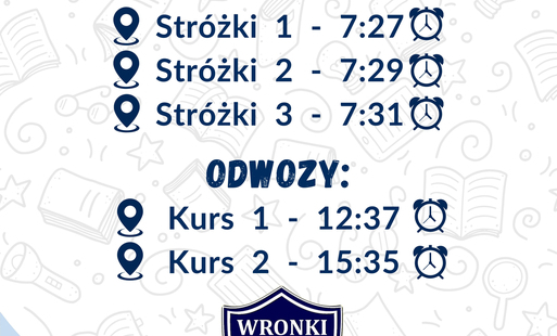Zdjęcie do DOWOZY UCZNI&Oacute;W OD 2 WRZEŚNIA 2026
